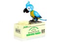 Skarbonka Papuga Zjada Monety Nauka Oszczędzania Zielona