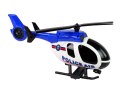 Zestaw Pojazdów Helikopter Auto Policja Dźwięk