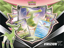 Pokemon TCG: Vbox Virizion VMAX - oryginalne karty