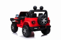 Auto na akumulator Jeep Wrangler Rubicon Czerwony