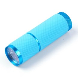Mini Lampa UV Latarka LED 9W do paznokci niebieska