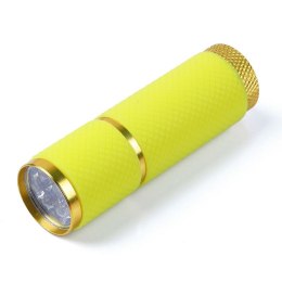 Mini Lampa UV Latarka LED 9W do paznokci żółta