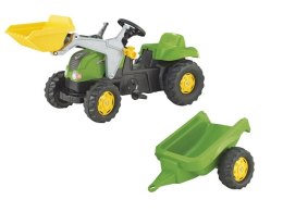 Rolly Toys rollyKid Traktor na pedały z Łyżką i Przyczepą