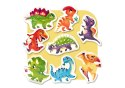 Puzzle Szczęśliwe Dinozaury 8 Zwierzątek 15252