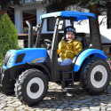 Traktor New Holland T7 24V Na akumulator dla dzieci Niebieski