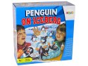 Rodzinna Gra Wspinające Się Pingwiny Na Lodzie