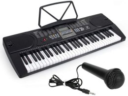 Keyboard Organy 61 Klawiszy Zasilacz Mikrofon MK-2106