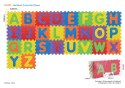 Mata Sensoryczna Piankowa Puzzle Alfabet Duże elementy