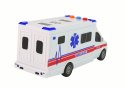 Auto Ambulans Karetka Światła Dźwięk Biała Napęd