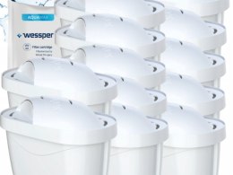 12 x Wkład filtracyjny Wessper AquaMax STANDARD