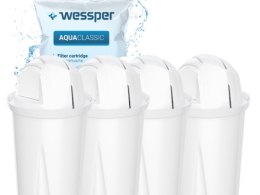 4 x Wklad filtracyjny Wessper AquaClassic