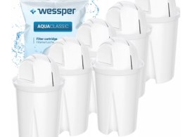 6 x Wklad filtracyjny Wessper AquaClassic