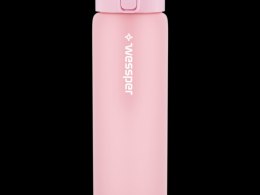 Szklana butelka filtrująca Wessper ActiveMax Clarti Glass 680ml - różowy