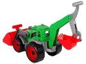 Traktor Koparka Łyżka Pomarańczowy 3671