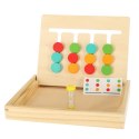 Zabawka edukacyjna drewniana dopasuj kolory pudełk