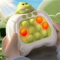 WOOPIE Gra POP IT Elektryczna Antystresowa Zręcznościowa Dinozaur Zielony