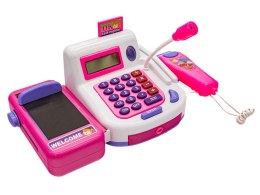Edukacyjna kasa sklepowa- kalkulator, mikrofon, akcesoria Przecena 2