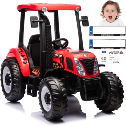 Traktor na Akumulator A011 24V 2x200W Czerwony Pilot