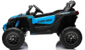 Buggy Maverick ATV CAN-AM na akumulator 4x200W 24V CA-003 Niebieski