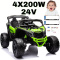 Buggy Maverick ATV CAN-AM na akumulator 4x200W 24V Zielony