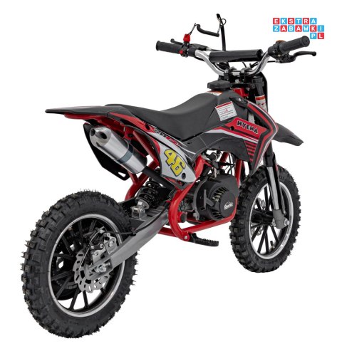 [DB709] Motocykl RENEGADE 50R CROSS 49CC spalinowy pompowane koła, kluczyk - czerwony