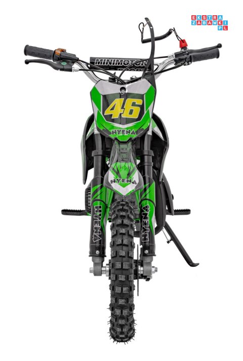 [DB709] Motocykl RENEGADE 50R CROSS 49CC spalinowy pompowane koła, kluczyk - zielony