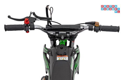 [DB709] Motocykl RENEGADE 50R CROSS 49CC spalinowy pompowane koła, kluczyk - zielony