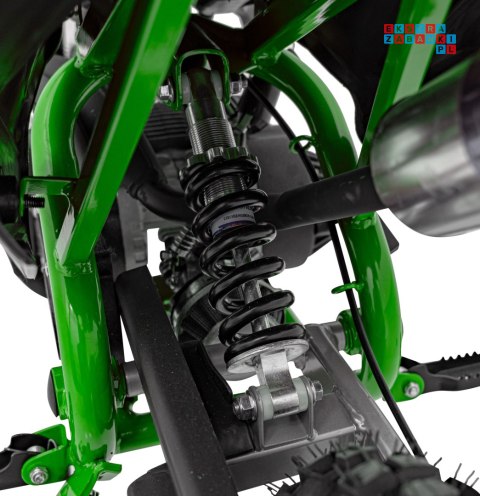 [DB709] Motocykl RENEGADE 50R CROSS 49CC spalinowy pompowane koła, kluczyk - zielony