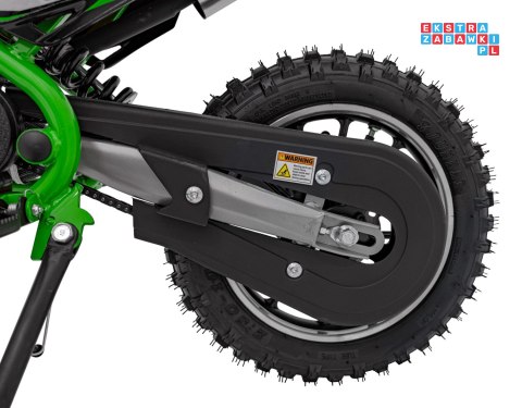 [DB709] Motocykl RENEGADE 50R CROSS 49CC spalinowy pompowane koła, kluczyk - zielony