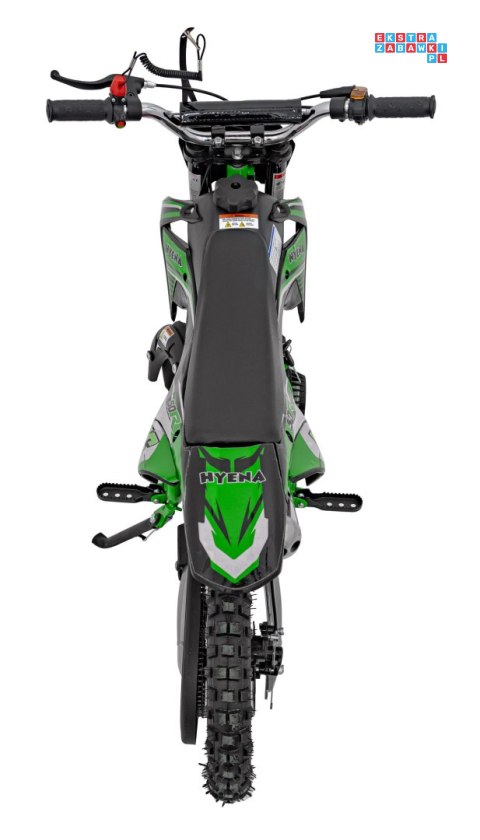 [DB709] Motocykl RENEGADE 50R CROSS 49CC spalinowy pompowane koła, kluczyk - zielony