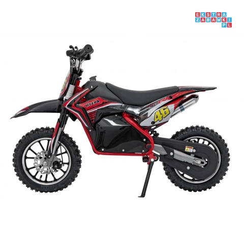 [HP110E-A] Motor RENEGADE 50R CROSS Highper do 24 km/h na akumulator 1x500W 36V/9Ah pompowane opony - czerwony