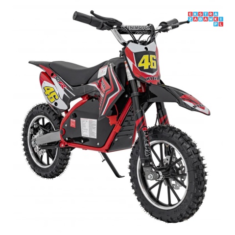 [HP110E-A] Motor RENEGADE 50R CROSS Highper do 24 km/h na akumulator 1x500W 36V/9Ah pompowane opony - czerwony