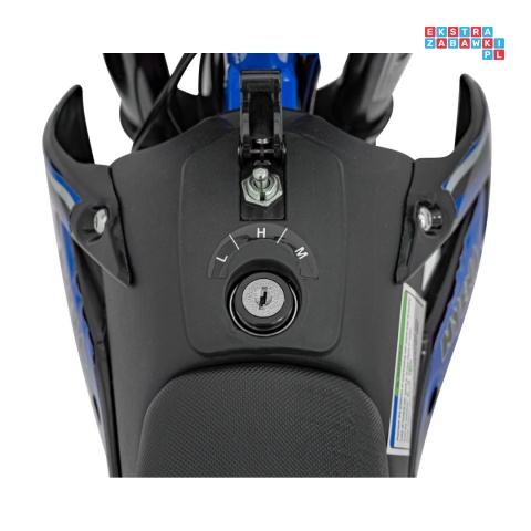 [HP110E-A] Motor RENEGADE 50R CROSS Highper do 24 km/h na akumulator 1x500W 36V/9Ah pompowane opony - niebieski