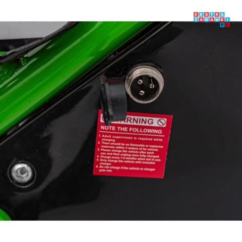 [HP110E-A] Motor RENEGADE 50R CROSS Highper do 24 km/h na akumulator 1x500W 36V/9Ah pompowane opony - zielony