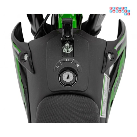 [HP110E-A] Motor RENEGADE 50R CROSS Highper do 24 km/h na akumulator 1x500W 36V/9Ah pompowane opony - zielony