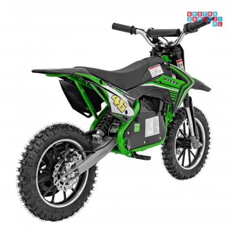 [HP110E-A] Motor RENEGADE 50R CROSS Highper do 24 km/h na akumulator 1x500W 36V/9Ah pompowane opony - zielony
