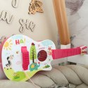 WOOPIE Gitara Akustyczna dla Dzieci Różowa 55 cm