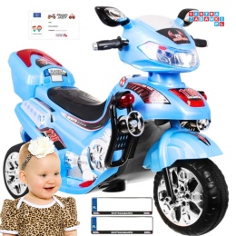 Motor na akumulator F928 Motorek Niebieski