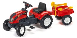 FALK Traktor RANCH z przyczepą czerwony