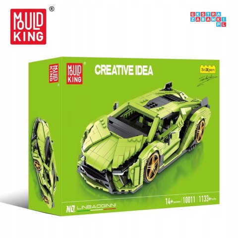 KLOCKI AUTO TECHNIC POJAZD WŁOSKI BULL SAI 1168 el. MOULD KING 10011