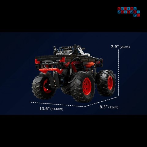 KLOCKI BUGGY TECHNIC POJAZD FLAME MONSTER 889 el. MOULD KING 18008 + PILOT