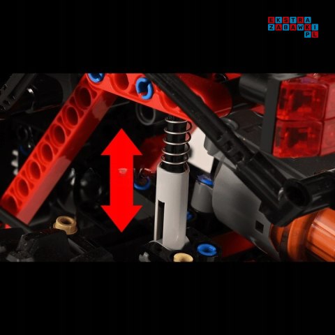 KLOCKI BUGGY TECHNIC POJAZD FLAME MONSTER 889 el. MOULD KING 18008 + PILOT