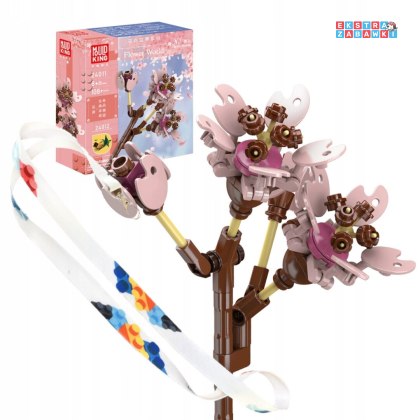 [24011] Klocki 108 el. Kwiat wiśni Cherry Blossoms dekoracja Mould King [S]