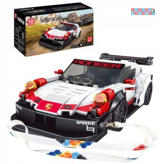 [27010] Klocki 349 el. Pojazd technic auto wyścigowe w gablocie Mould King [S]