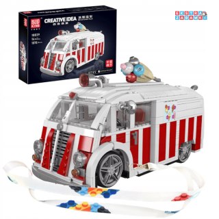 [10039] Klocki 1078 el. Pojazd technic lodziarnia wóz z lodami Mould King [S]