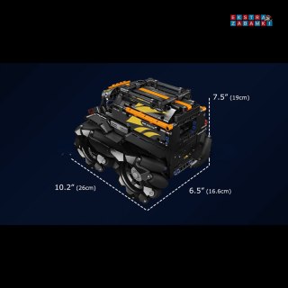 [20017] Klocki 617 el. Pojazd zdalnie sterowany Mecanum ATV Mould King [S]