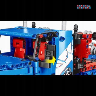 [15020 Klocki 1064 el. Pojazd zdalnie sterowany TIR truck pilot RC Mould King [S]