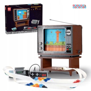 [10013] Klocki 2688 el. Technic konsola do gier telewizor Retro Mould King [S]
