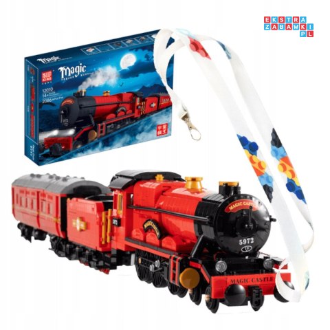 KLOCKI TECHNIC RUCHOMY POCIĄG LOKOMOTYWA 2086 el. MOULD KING 12010