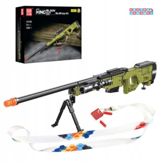 [14010] Klocki 1628 el. Technic snajperka AWM broń zabawkowa Mould King [S]